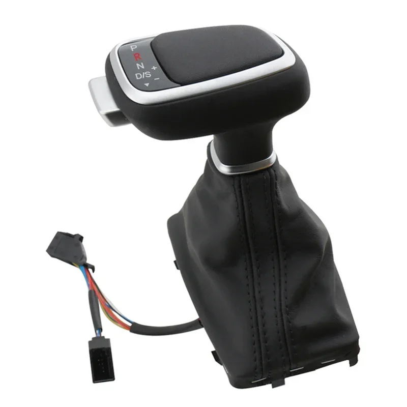 Car Gear Shift Knob LHD Gear Shift Knob Stick Lever Head For Audi A6 C6 C7 A4 B8 S6 A7 A5 8t Q5 8r Q7 4L A3 8P S5 S7 LED Gearbox handle accessories Short Shifter Lever
