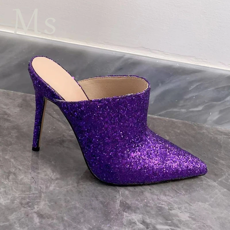 

New Popular High Heel Sandals With Customizable Colors Pointed Toe Thin Heels T15
