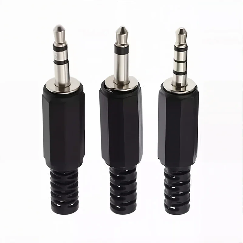 5/20PCS 3.5mm Audio Male Plug 3.5 Jack 2/3/4 Sections Connector for Microphone Headphone Audio Plug 6