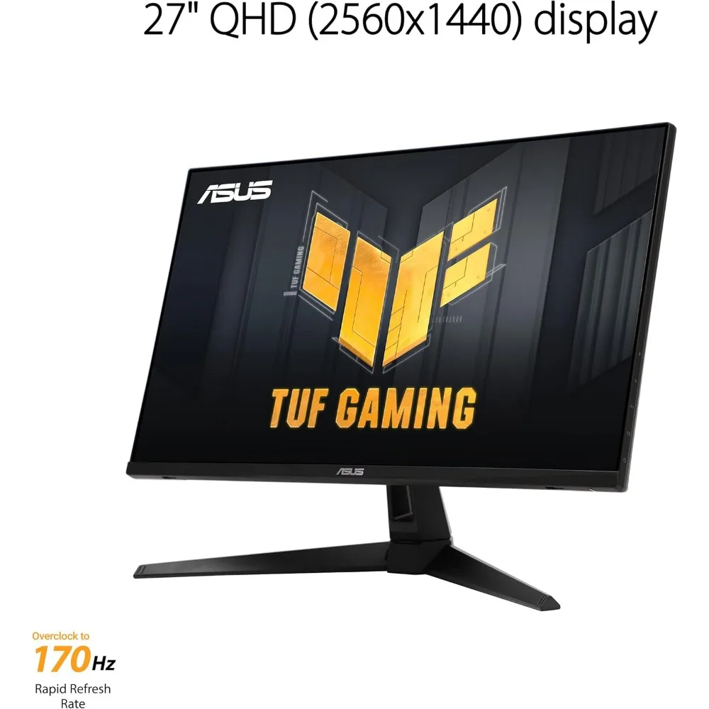Gaming 27” 1440P Monitor (VG27AQA1A) - QHD (2560 x 1440), 170Hz (Supports 144Hz), 1ms, Extreme Low Motion Blur 2