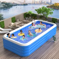 Piscine gonflable maison Portable grande piscine adulte rectangulaire 1