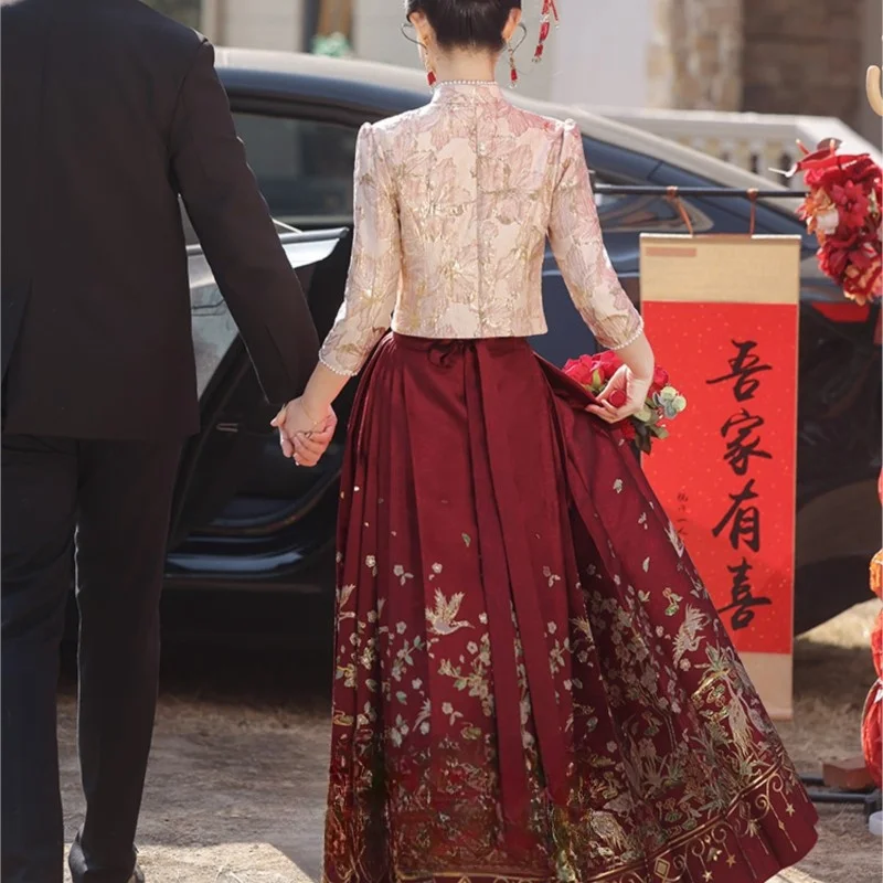 New Chinese toasting dress elegant temperament