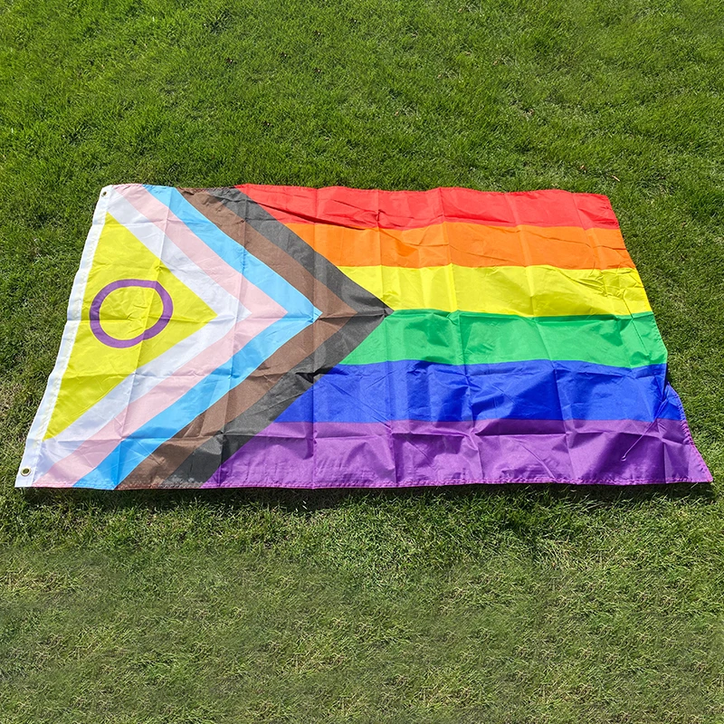 Aerlxemrbrae 90*150cm Progress Pride Flag Gets Redesign To Better Represent Intersex People Lgbt Aerlxemrbrae 90*150cm Progress Pride Flag Gets Redesign To Better Represent Intersex People Lgbt