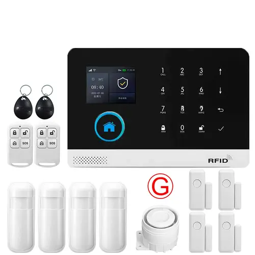 GSM Alarm System for Home Works with TUYA Smart Home App Burglar Security 433MHz 2G WiFi Alarm Wireless Control PG103 - Image 14