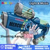 Automatic Electric Water Gun with Light Rechargeable Continuous Firing Summer Party Game Kids Space Splashing Toys for Boys Gift 1