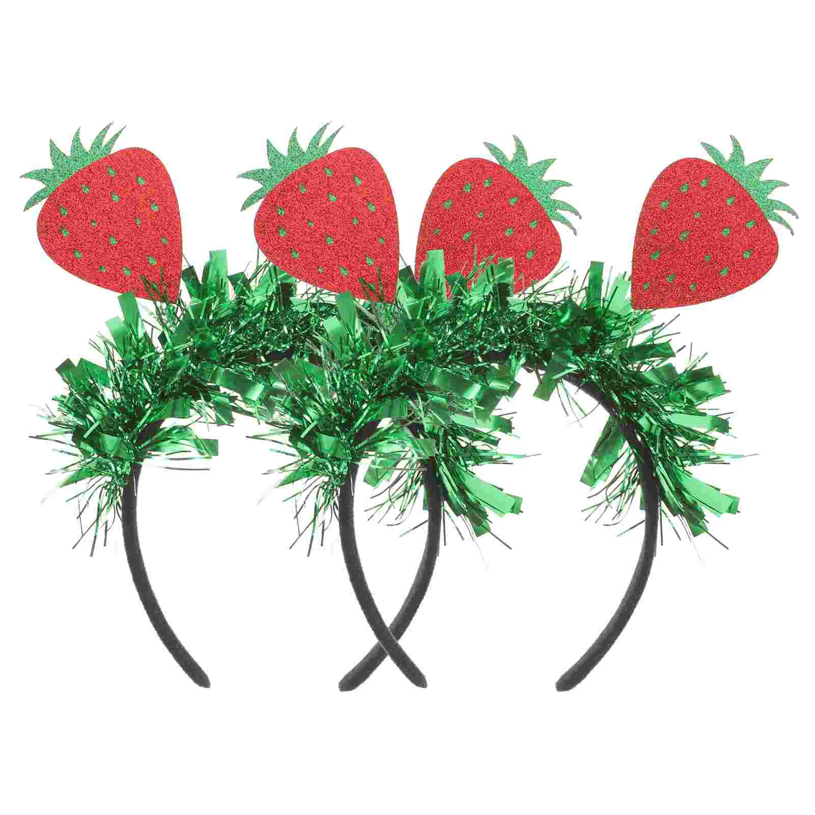 

Amosfun Fruit Headbands for Girls: Cute Strawberry Design for Summer and Hawaiian Parties