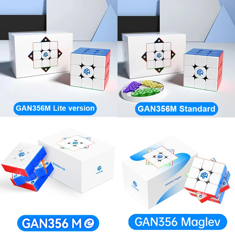 GAN356M 3x3x3 Magnetic Magic Cube Professional 3x3 Gancube GAN 356m Speed Puzzle Accessories 3×3 Toy GAN356 Original Cubo Magico 2
