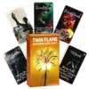 10.3*6cm Twin Flame Awakened Path Tarot 78 Pcs Keyword Cards with Meaning Oracle Card Deck Picture Tarot Reading Cards 1