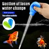 Lengthen Pipettes Cleaner Simple Cleaning Tool For Aquarium Water Changer Aquarium siphon fish tank vacuum cleaner 29cm 45cm