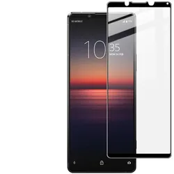 3D Full Cover 9H Tempered Glass Screen Protector - Sony Xperia PRO - I (Black)