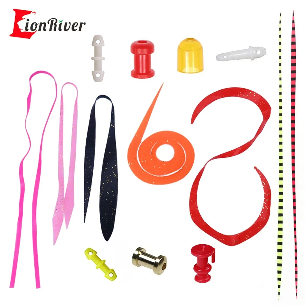 LIONRIVER 20PCS Snapper Fishing Silicone Skirts Saltwater Fishing