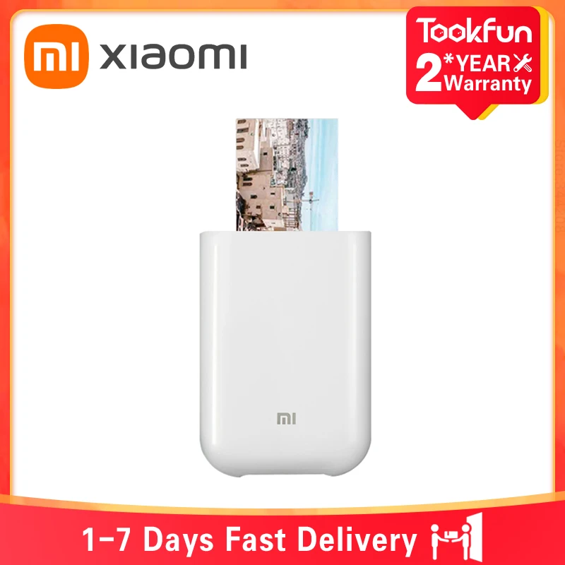 Global Version Xiaomi Mi Portable Photo Printer Bluetooth 5.0 BLE