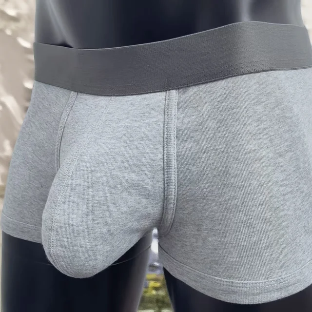 Boxers en coton pour hommes avec grandes poches, sous-vêtements sexy pour hommes confortables et très vendus. 1
