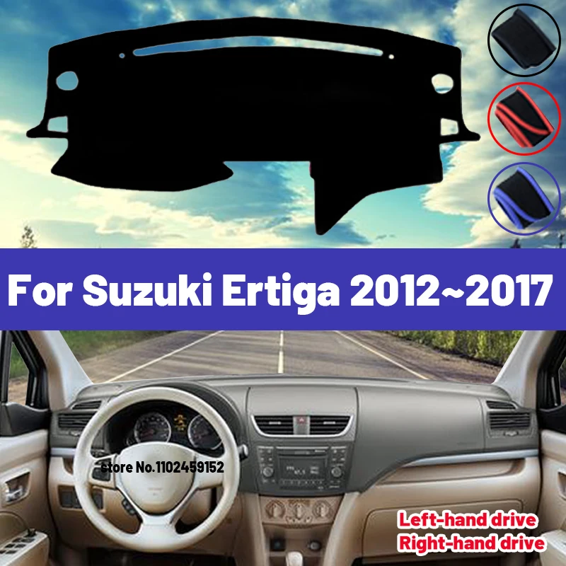 

Высококачественный коврик для приборной панели автомобиля Suzuki Ertiga 2012, 2013, 2014, 2015, 2016, 2017, защитный козырек от солнца, защита от искусственных лучей, коврики