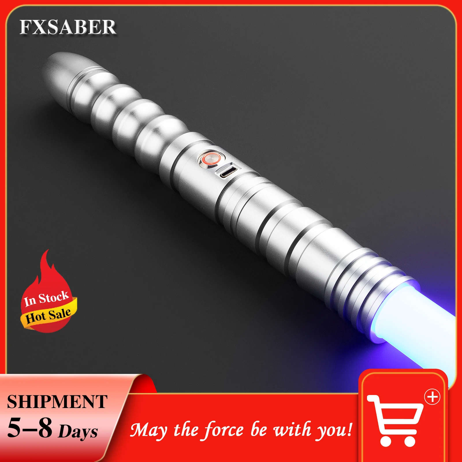 

СВЕТОДИОДНЫЙ световой меч FXSABER, тяжелая дуэль, лазерный светодиодный мигающий лазерный меч для косплея