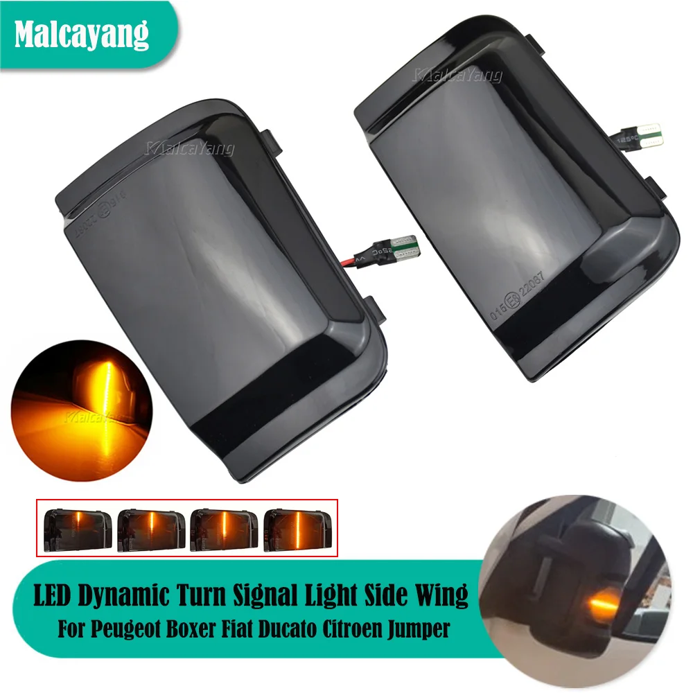 Indicatore Di Direzione Dinamico A Led Indicatore Di Direzione Specchietto Retrovisore Laterale Per Fiat Ducato Citroen Jumper Truck Box Professional