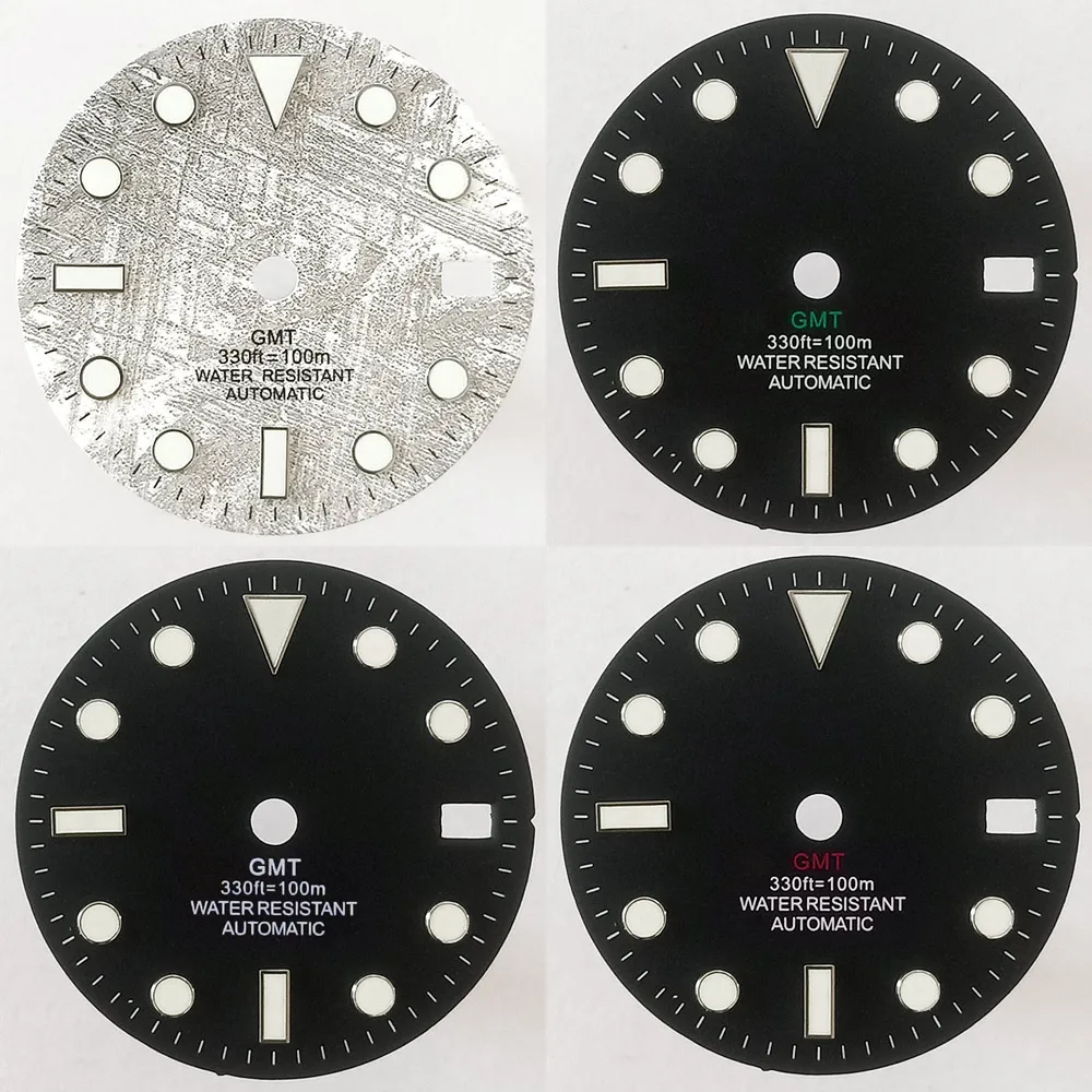 Enhanced GMT Watch Dial Pointer - 28.5mm, Multicolor Options