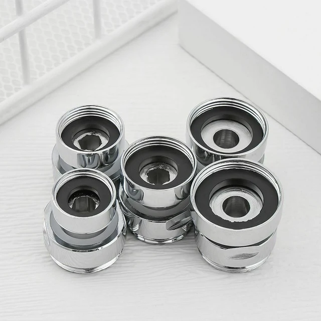 Tap Aerators Connector Metal Outside Inside Thread Water Saving Adaptor For Kitchen Faucets 12/14/16/18/20/22/24 Mm To 22mm 4