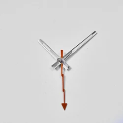 Luminous Green and Rose Gold Watch Hands - Elegant Accessory (Silver Orange)