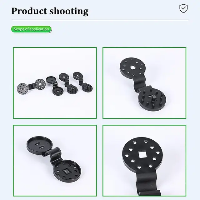 20/100 Darabos Műanyag Üvegházhatású Napsütéses Nettó Klip Kerti Szerszámok Kemping Árnyékos Ruhák Rögzítése Bilincs Grommet Kerítés Háló Telepítés Hoo - Image 2