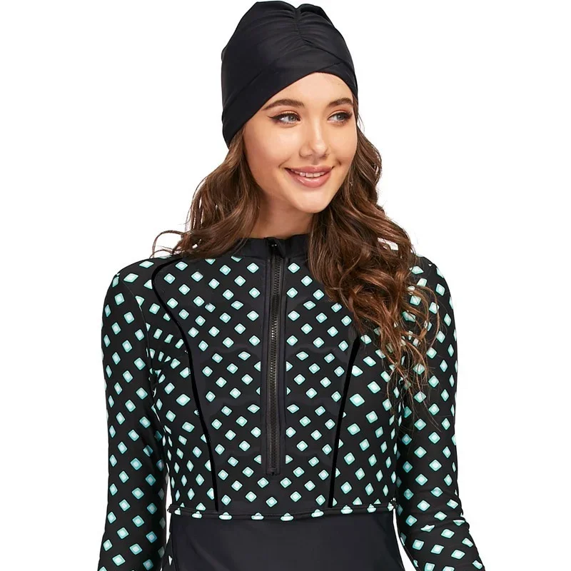 Islam Sunscreen Clothing Burkini Modest Swimwear Bathing Suit Women Beachwear Conservative Swimsuit Free Shipped Muslim Fashion