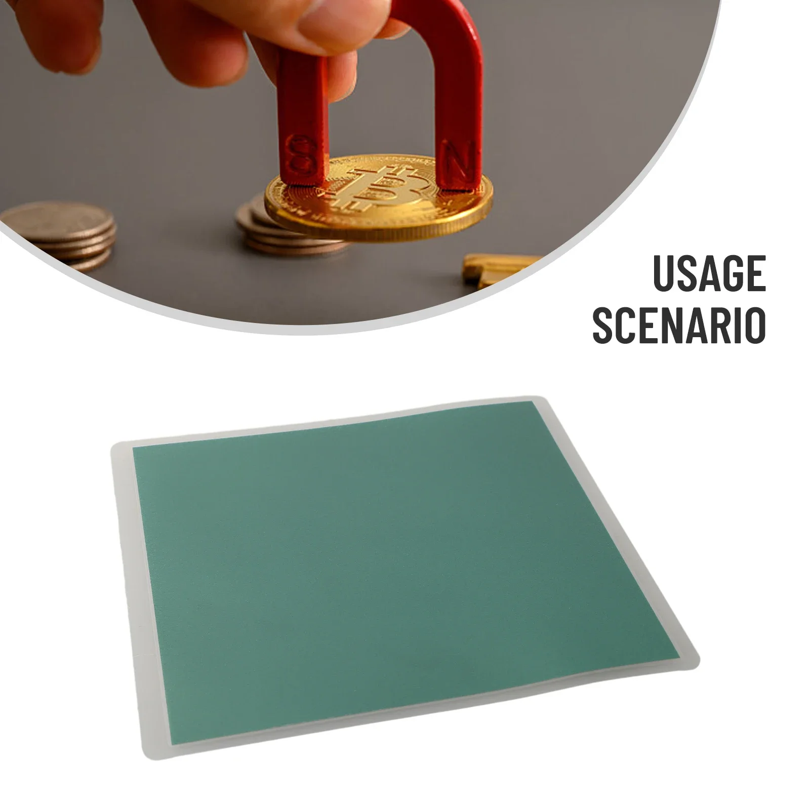 Magnetic Field Viewer 60-152mm Viewing Film Card Membrane Magnet Detector Pattern Display Electromagnetic Radiation