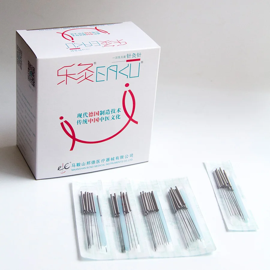 Disposable Acupuncture Needle 1000Pcs Acupressure Point tech EACU Body Beauty filiform needle with tube