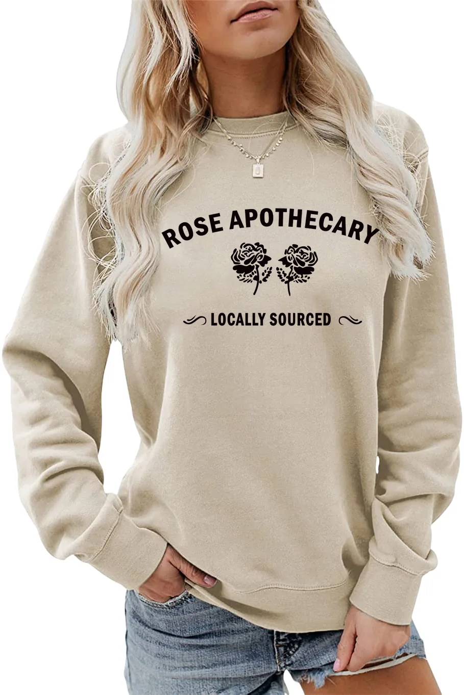 RoseApothecaryLocallySourcedFallandWinterLetterSweatshirtMen