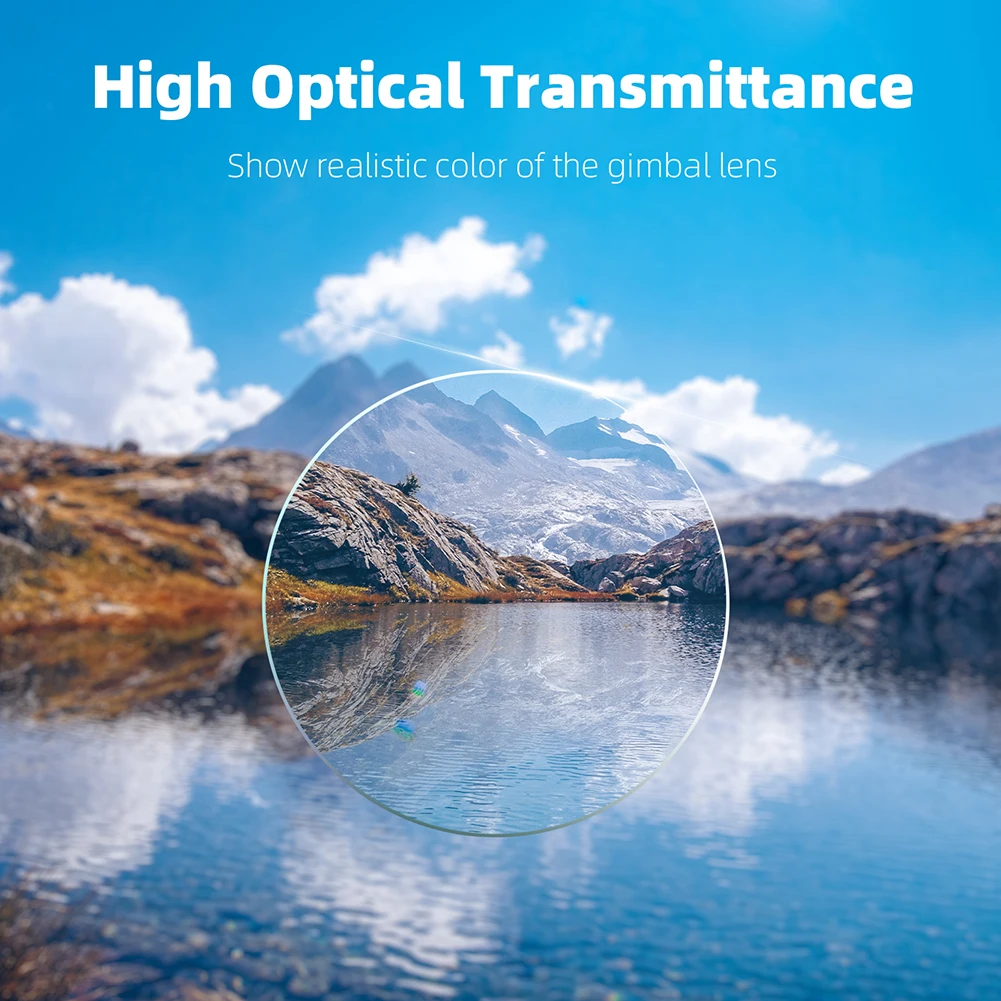 2Pcs 9H Lens Tempered Protective Film Anti-Scratch Tempered Glass Film Dustproof for DJI Neo Drone Accessories