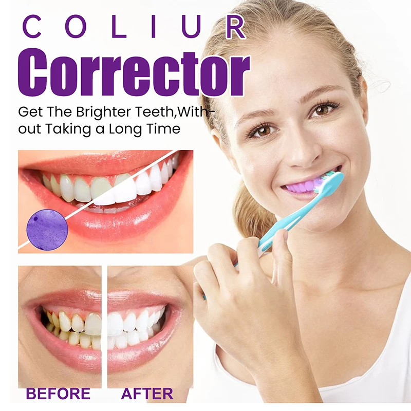 30ml Teeth Whitening Product Purple Toothpaste