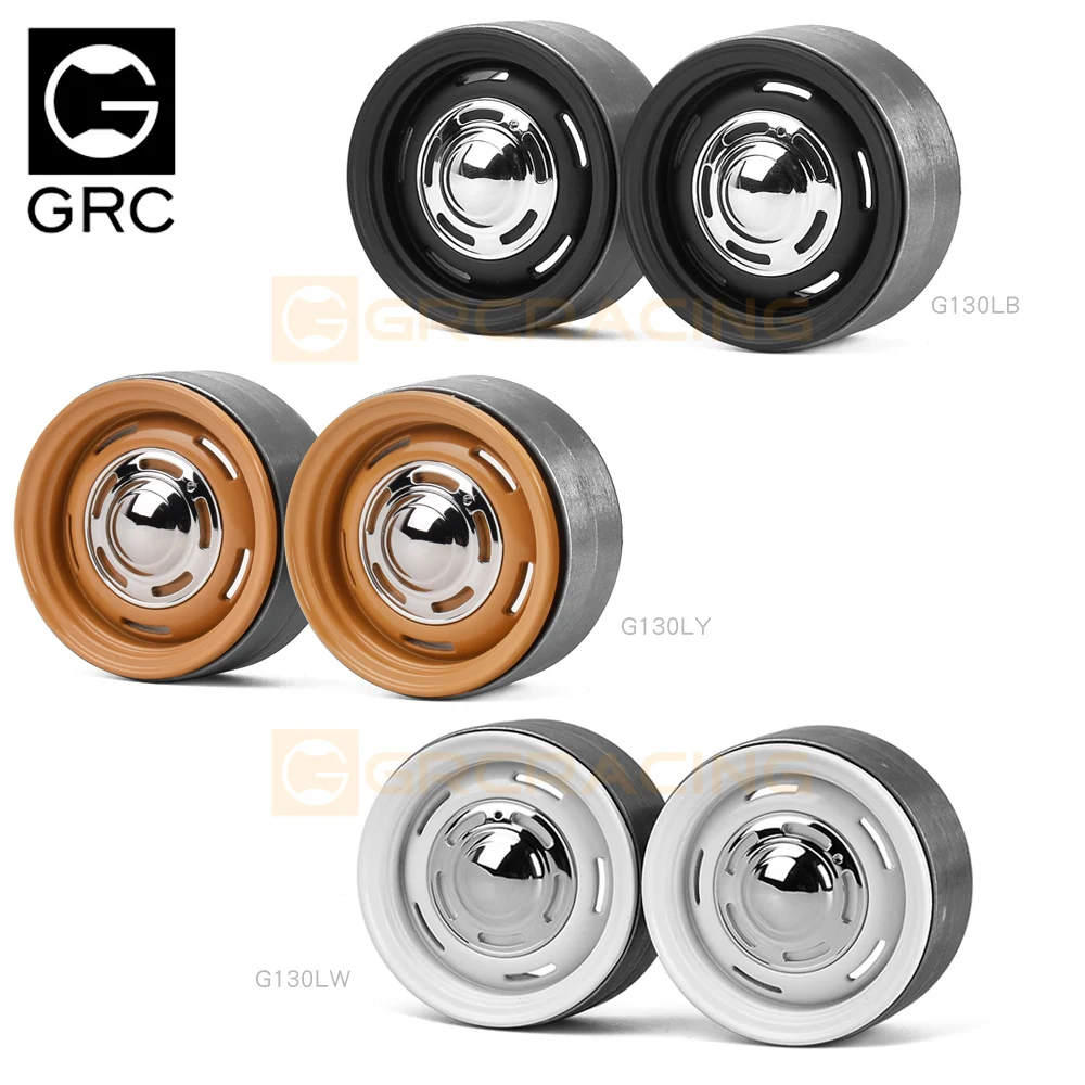 Roues Métalliques GRC 1.9 Pouces pour RC - 4 Pièces