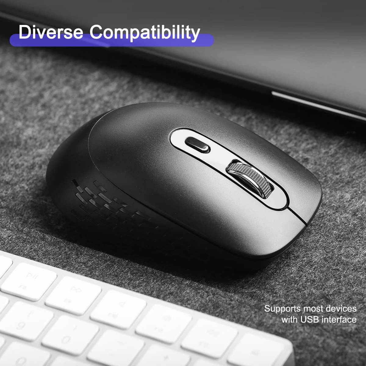 Wireless Mouse 2.4GHz Optical Gaming Mouse Portable Office with USB Receiver Gamer Computer Mice 1600DPI for PC Laptop Mac