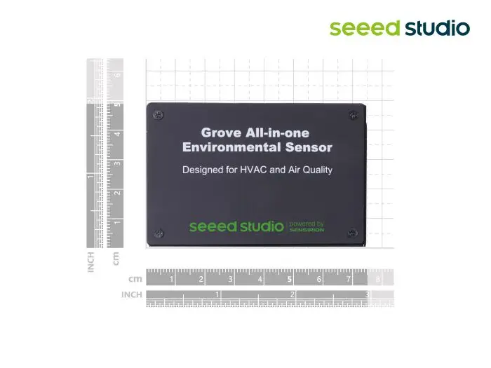 Grove - SEN54 All-in-one environmental sensor - VOC, RH, Temp, PM1.0/2.5/4/10superior accuracy and lifetime