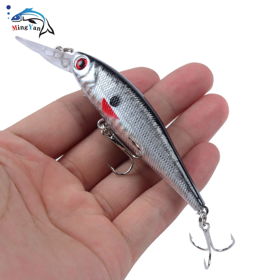 

1pcs Minnow Fishing Lures Isca Artificial 10cm/9.4g Floating Hard Plastic Bait Crankbait Wobblers Peche Carp Fishing Tackle