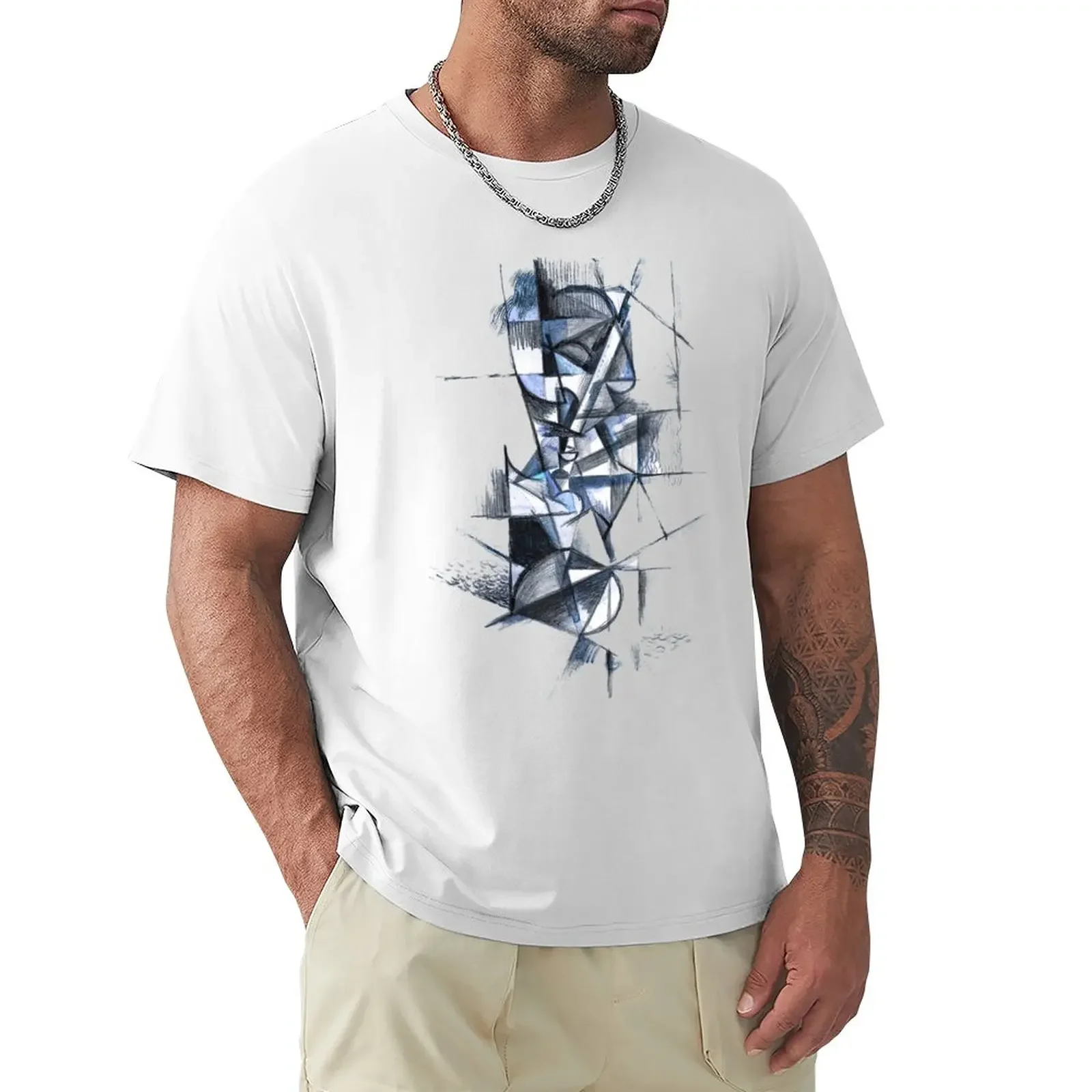 

suprematist modernist cubist design (choose your Background color) T-Shirt sweat men t shirts