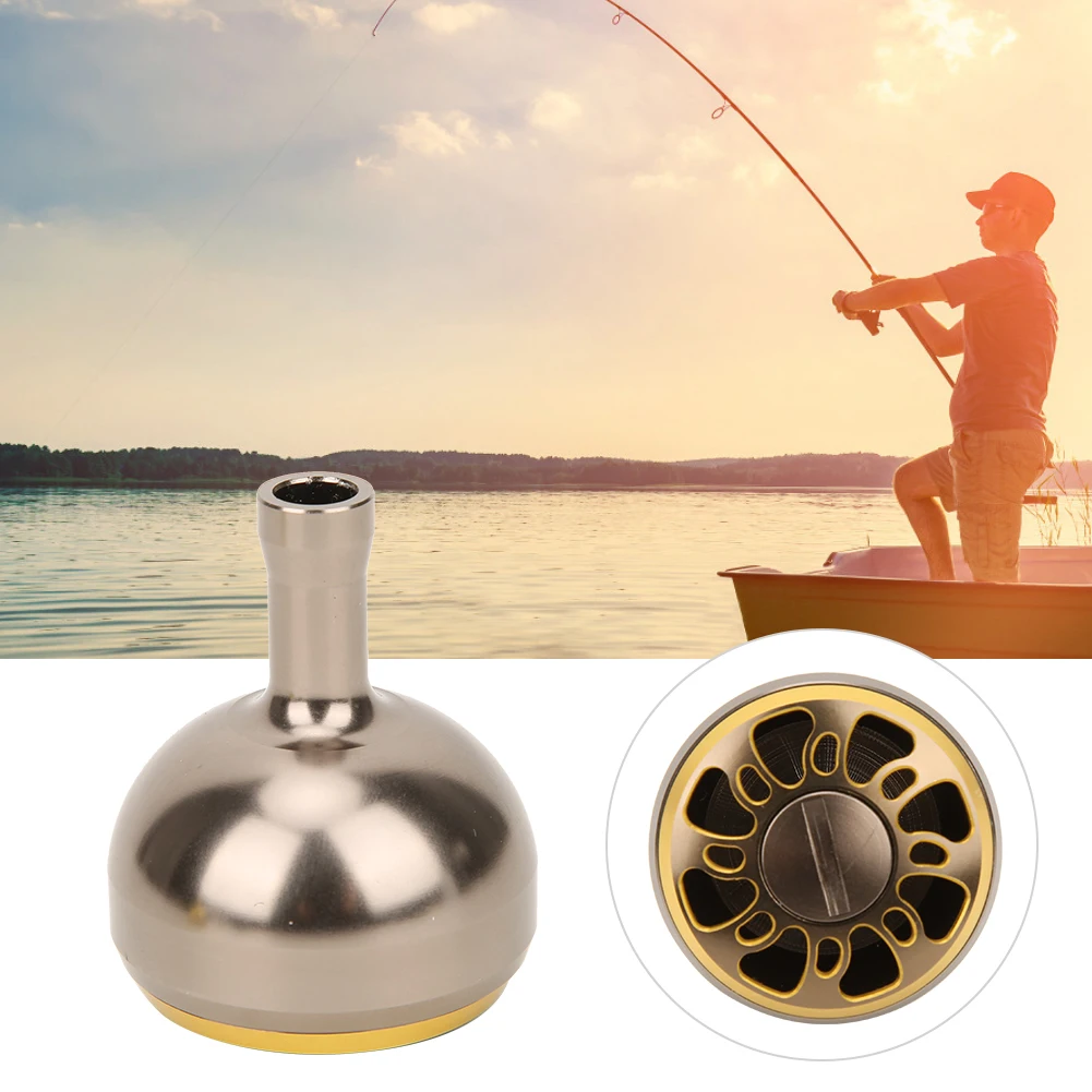 38mm All Metal Fishing Power Knob Reel Durable Fishing Wheel Handle For