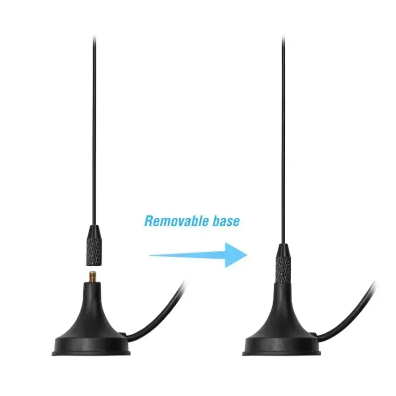 Nagoya UT-106UV Car Ham Radio Magnetic Antenna VHF/UHF Dual Band SMA-Female for Baofeng BF-888S UV-5R/9R/10R/82 Walkie Talkie radio antenna qrp antenna ham radio antenna hf antenna two way radio antenna