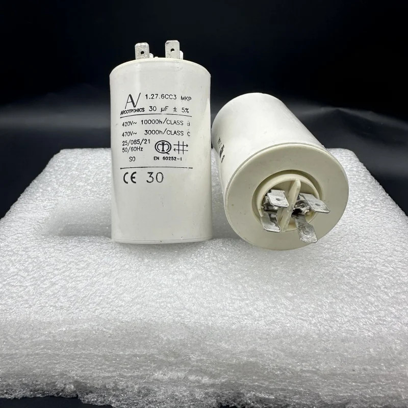 AV Arcotronics 1.27.6CC3 MKP 420V 470v 2UF 2.5UF 3UF 4UF 5UF 8UF 10UF 20UF 25UF 30UF 40UF 60UF Start and run the film capacitor