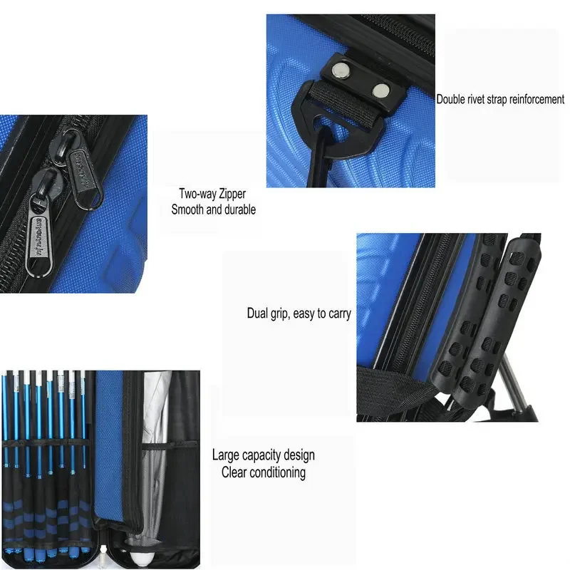 Custodia Per Canne Da Pesca 1.75m - Borsa Da Pesca Capiente, Resistente E Trasportabile - Foto 13