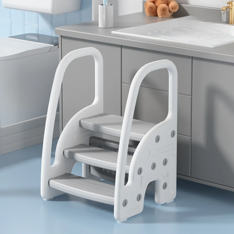 Baby Handwashing Step Stool, Children's Footstool, Infant Face Washing Step Ladder, Sink Heightening Stool Footrests
