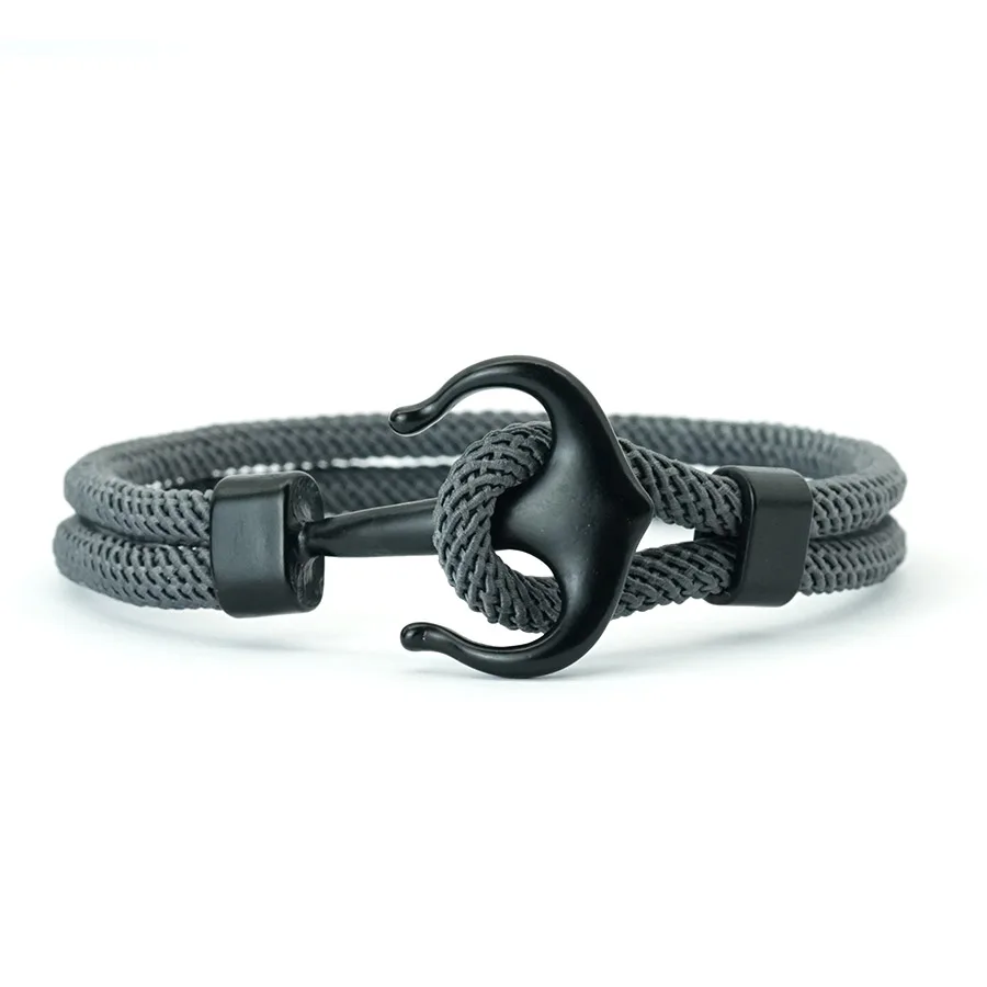 Noter Neues Ankerarmband für Herren, Güteklasse A, 4 mm Schnur, 7 Farben erhältlich, Freizeit, vielseitig, Sport, Schweißarmband, cooles Zubehör – Detail 11
