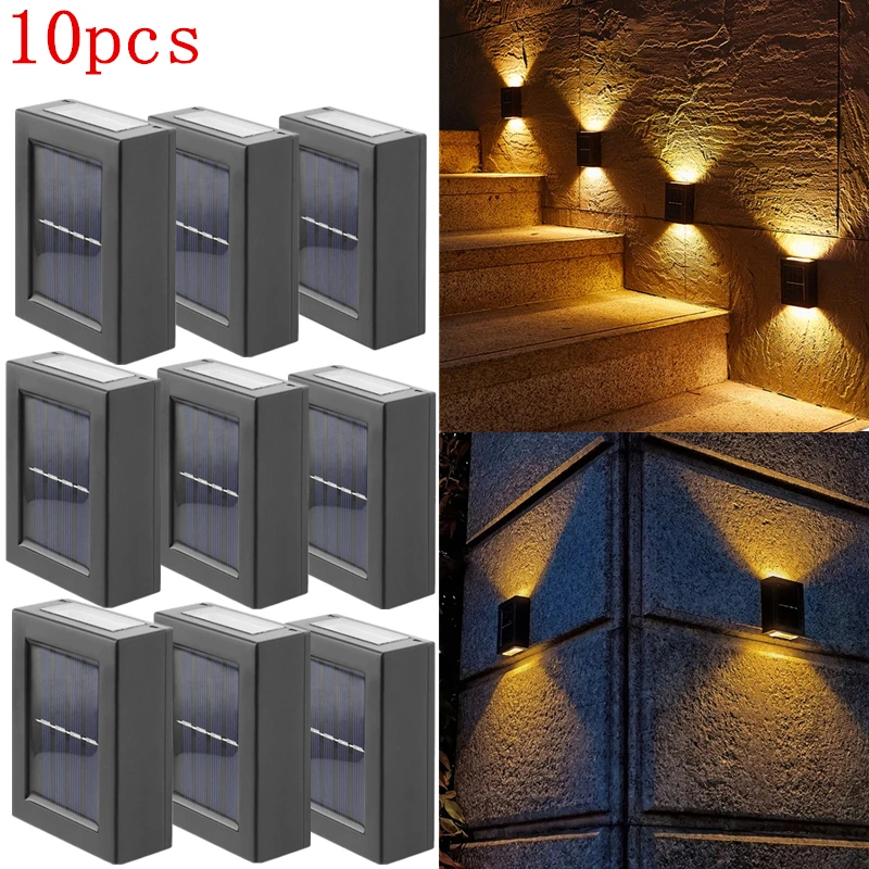 

LED Solar Light Outdoor Light Waterproof Garden Decor Lamps for Balcony Courtyard Street Wall Light Solar Lamp Solar Night Light