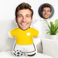 1pc Customized cushion Football Player Minime Throw Pillow Custom Soccer Player Pillow Personalized Photo Minime Pillow 1