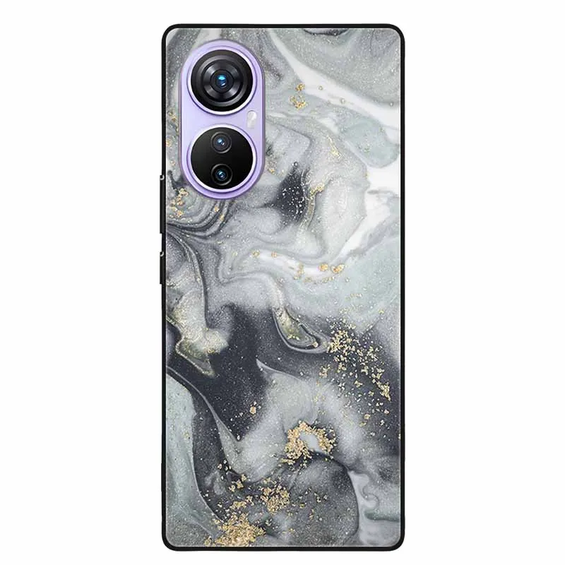 Lovely Marble Print Silicone TPU Phone Case - Soft Back Cover