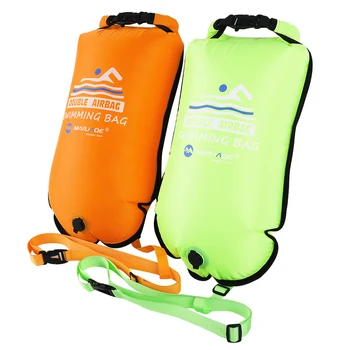 20L Inflatable Open Swimming Buoy Tow Float Dry Bag With Waist Belt For Boating Rafting Swimming Bucket Water Sport Safety Bag 1