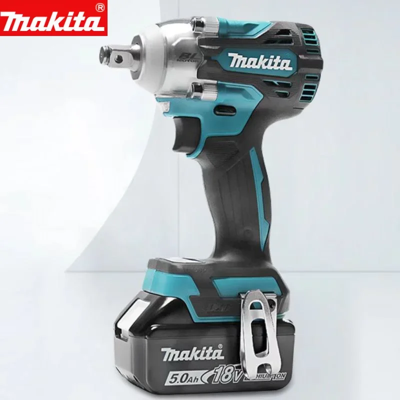 New Makita Brushless DTW300 18V Power Supply High Torque Air Cannon Removal Wrench 330Nm Tire Lithium Battery Auto Repair 3 7v lithium polymer 4060110 for launch x431 pro auto diagnostic 3500mah flat panel battery 3858110 4061120 4566111 4660110