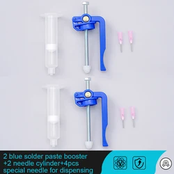 Solder Paste Booster Extruder for Circuit Board Repair and Soldering Accessories (2Pcs B Set)