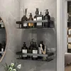 Bathroom Shelf Makeup Storage Organizer Shampoo Rack Shower Shelf Bathroom Accessories No Drill Wall Shelf 3