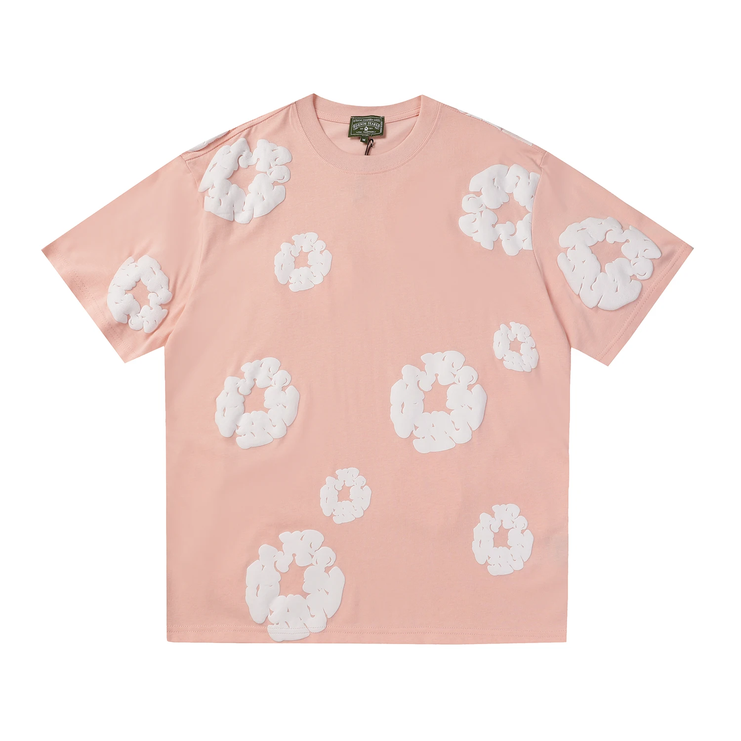 New Fashion T Shirt Foam Kapok Printing Loose T Shirts Y2K Hip Hop Street Style Adult Kids Clothing Brand Streetwear Csaual Tees