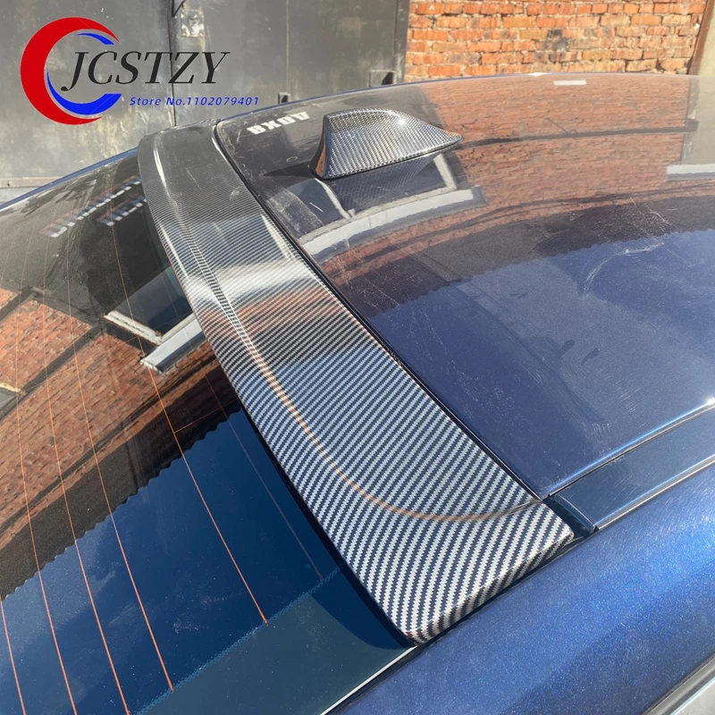 Jcstzy Per Bmw Serie 5 F10 2011-2017 Anno Spoiler Roof Sport Abs Plastica Fibra Di Carbonio Look Posteriore Tronco Ala Body Kit Accessori